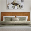 Nantucket King Platform Bed with Matching Footboard and Drawers in Light Toffee