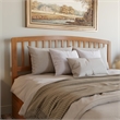 Richmond King Wood Platform Bed with Footboard and Drawers in Light Toffee