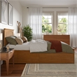 Nantucket Twin XL Platform Bed with Matching Footboard & Drawers in Light Toffee