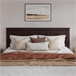 Madison King Wood Platform Bed with Matching Footboard & Trundle in Espresso