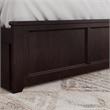 Madison King Wood Platform Bed with Matching Footboard & Trundle in Espresso