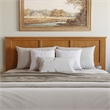 Madison King Platform Bed with Matching Footboard & Trundle in Light Toffee
