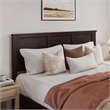 Madison King Wood Platform Bed with Matching Footboard and Drawers in Espresso