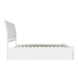 Portland King Wood Platform Bed with Footboard and Storage Drawers in White