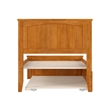Nantucket Twin Platform Bed w/Matching Footboard & Twin Trundle in Light Toffee