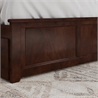 Madison King Wood Platform Bed with Matching Footboard and Drawers in Walnut