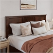 Madison King Wood Platform Bed with Matching Footboard and Drawers in Walnut