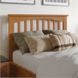 Mission Twin XL Wood Platform Bed with Footboard and TXL Trundle in Light Toffee
