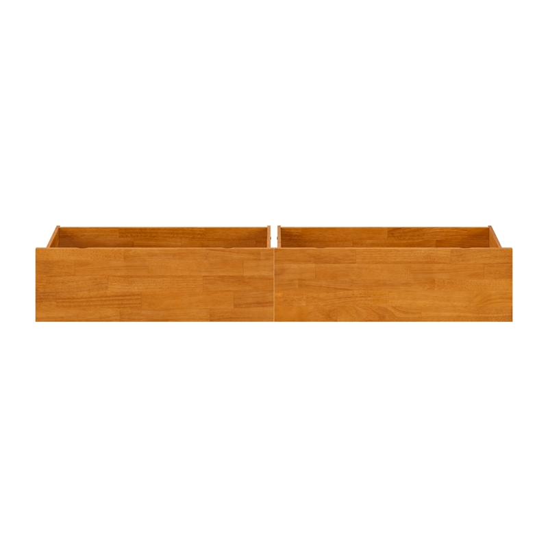 AFI Twin/Full Urban Solid Hardwood Bed Drawers in Light Toffee