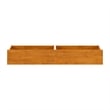 AFI Twin/Full Urban Solid Hardwood Bed Drawers in Light Toffee
