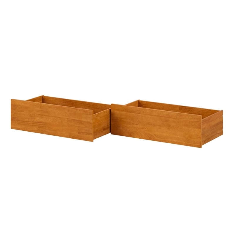 AFI Twin/Full Urban Solid Hardwood Bed Drawers in Light Toffee