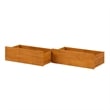 AFI Twin/Full Urban Solid Hardwood Bed Drawers in Light Toffee