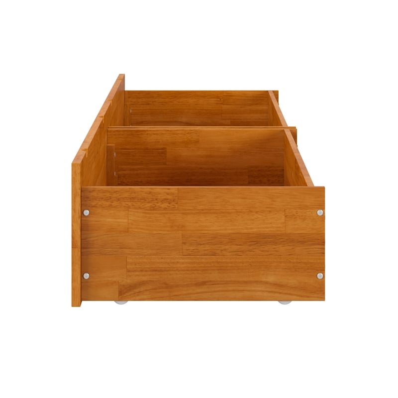 AFI Twin/Full Urban Solid Hardwood Bed Drawers in Light Toffee