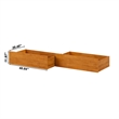 Queen/King/Twin XL Urban Solid Wood Bed Drawers in Light Toffee