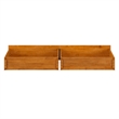 Queen/King/Twin XL Urban Solid Wood Bed Drawers in Light Toffee