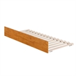 Twin XL Sized Urban Solid Hardwood Trundle Bed in Light Toffee