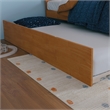 AFI Twin Size Urban Solid Hardwood Trundle Bed in Light Toffee