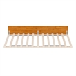AFI Twin Size Urban Solid Hardwood Trundle Bed in Light Toffee