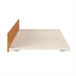 AFI Twin Size Urban Solid Hardwood Trundle Bed in Light Toffee
