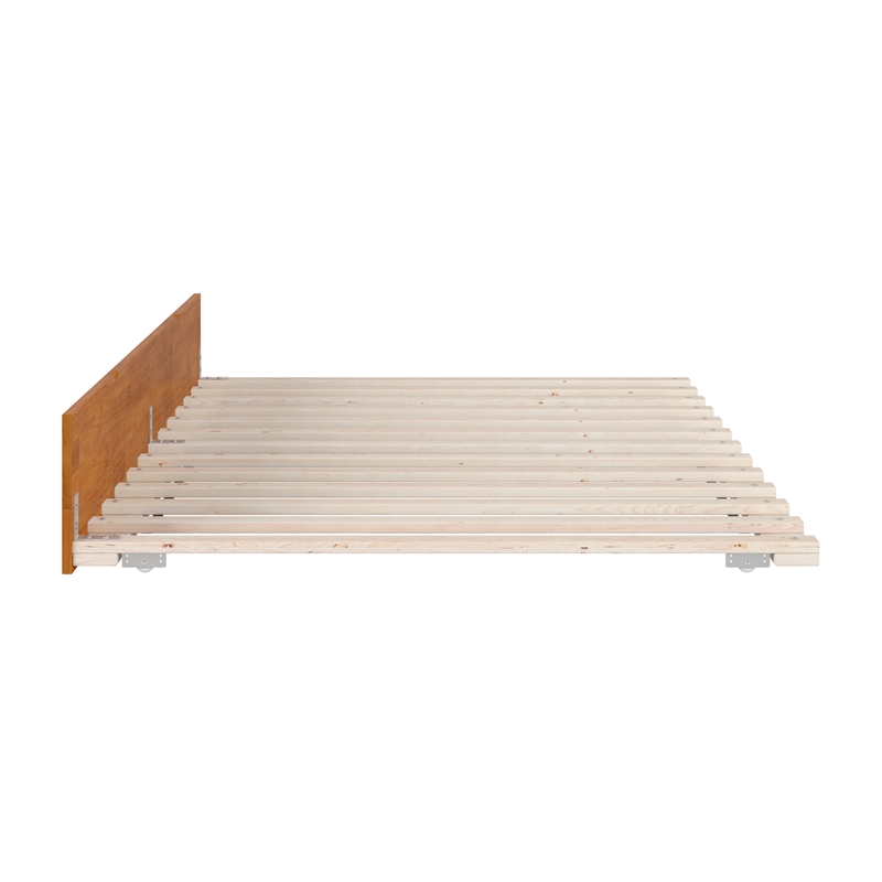 AFI Full Size Urban Solid Hardwood Trundle Bed in Light Toffee