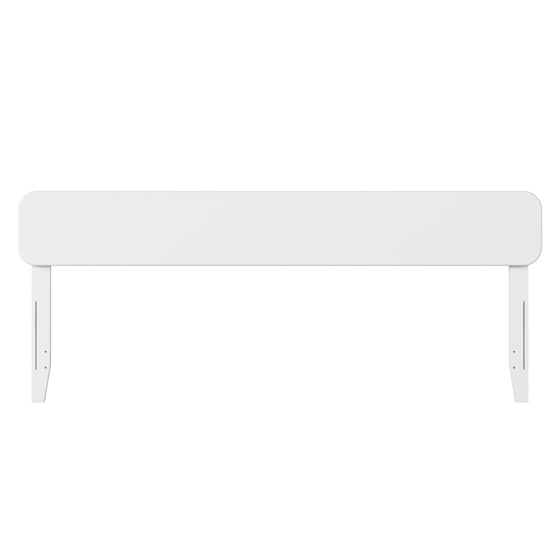 Florence King Solid Wood Headboard in White