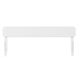 Florence King Solid Wood Headboard in White