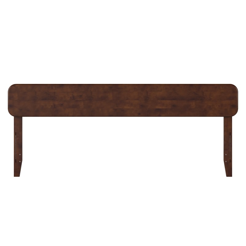 AFI Florence King Sized Solid Hardwood Headboard in Walnut Brown