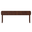 AFI Florence King Sized Solid Hardwood Headboard in Walnut Brown