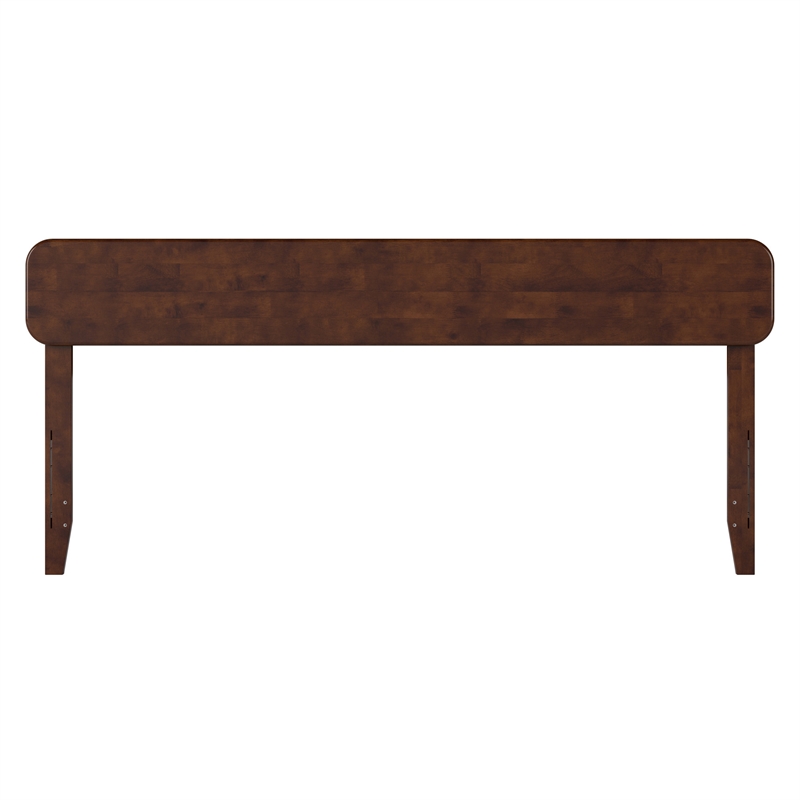 AFI Florence King Sized Solid Hardwood Headboard in Walnut Brown