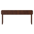 AFI Florence King Sized Solid Hardwood Headboard in Walnut Brown