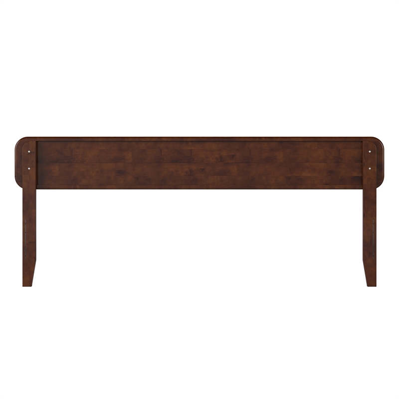 AFI Florence King Sized Solid Hardwood Headboard in Walnut Brown
