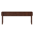 AFI Florence King Sized Solid Hardwood Headboard in Walnut Brown
