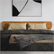 AFI Florence King Sized Solid Hardwood Headboard in Light Toffee
