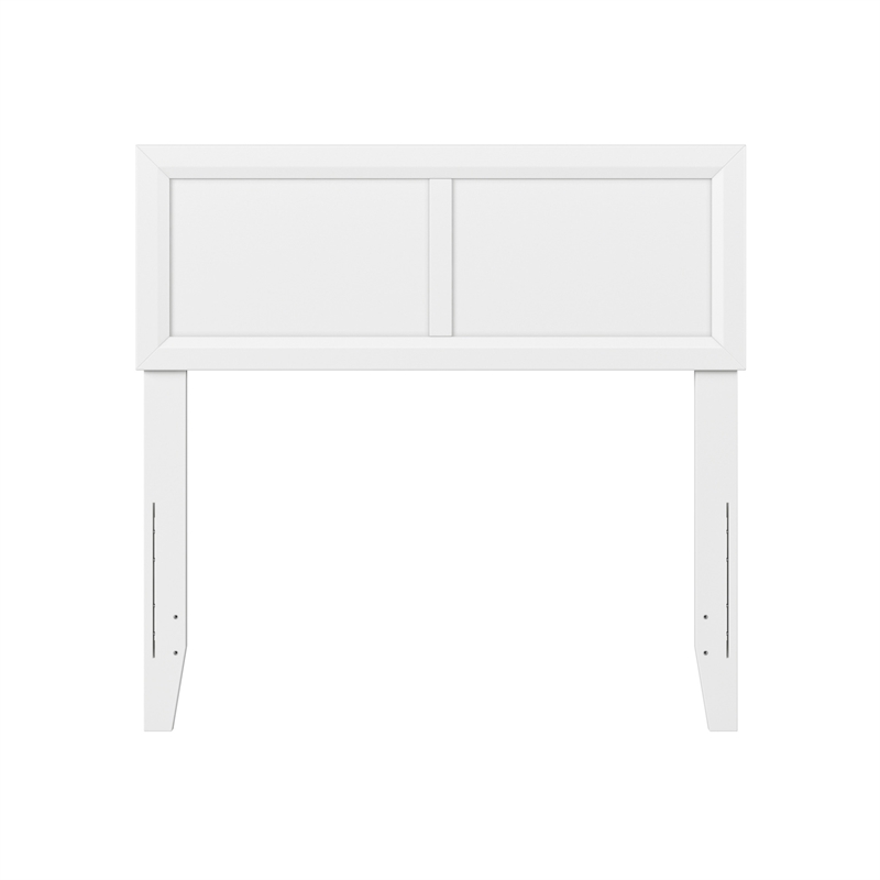 Sophia Twin Solid Wood Headboard in White