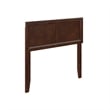 AFI Sophia Twin Sized Solid Hardwood Headboard in Walnut Brown