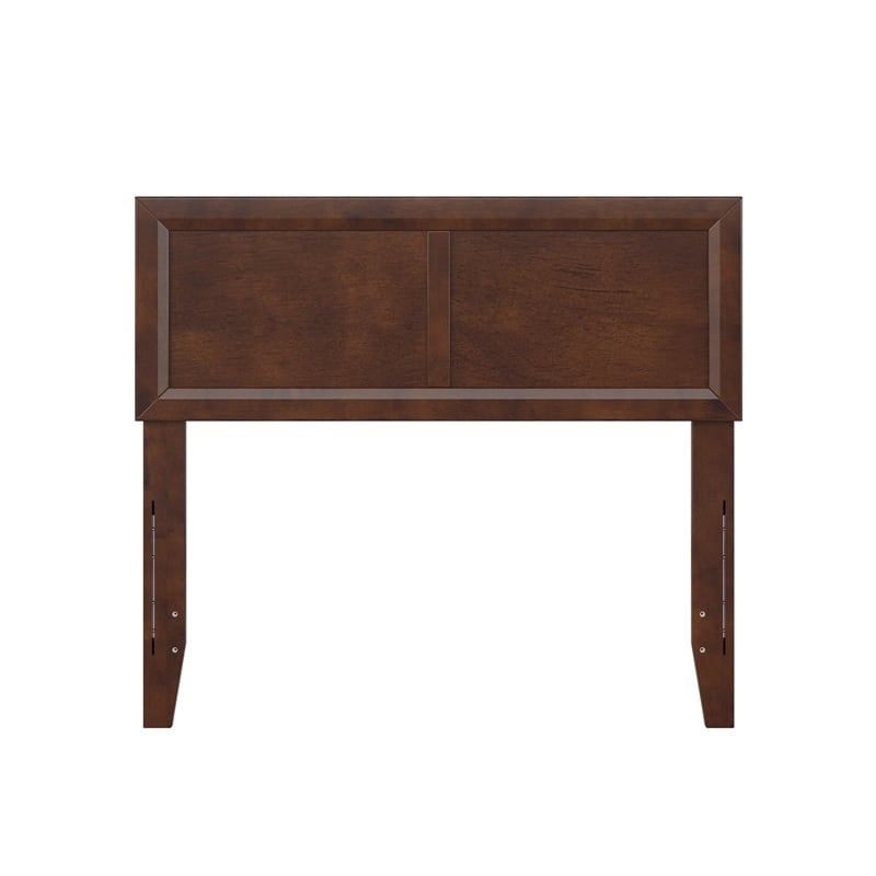 AFI Sophia Twin Sized Solid Hardwood Headboard in Walnut Brown