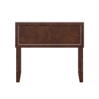 AFI Sophia Twin Sized Solid Hardwood Headboard in Walnut Brown