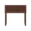 AFI Sophia Twin Sized Solid Hardwood Headboard in Walnut Brown