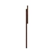 AFI Sophia Twin Sized Solid Hardwood Headboard in Walnut Brown