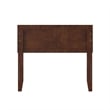 AFI Sophia Twin Sized Solid Hardwood Headboard in Walnut Brown