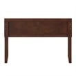 AFI Sophia Full Sized Solid Hardwood Headboard in Walnut Brown