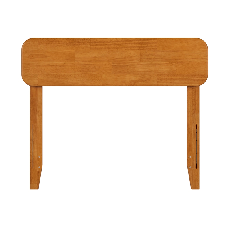 AFI Florence Twin Sized Solid Hardwood Headboard in Light Toffee