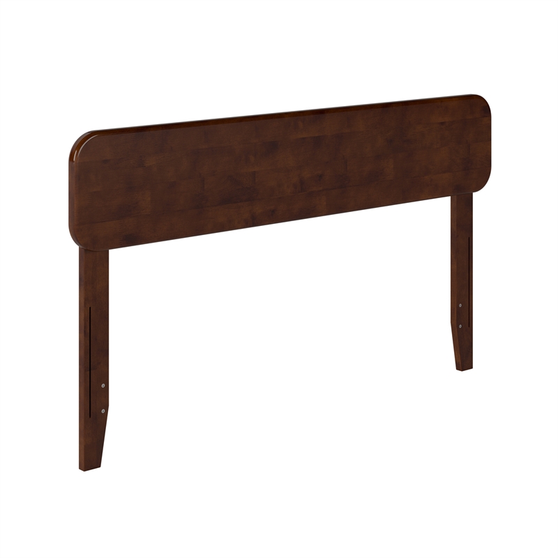 AFI Florence Full Sized Solid Hardwood Headboard in Walnut Brown