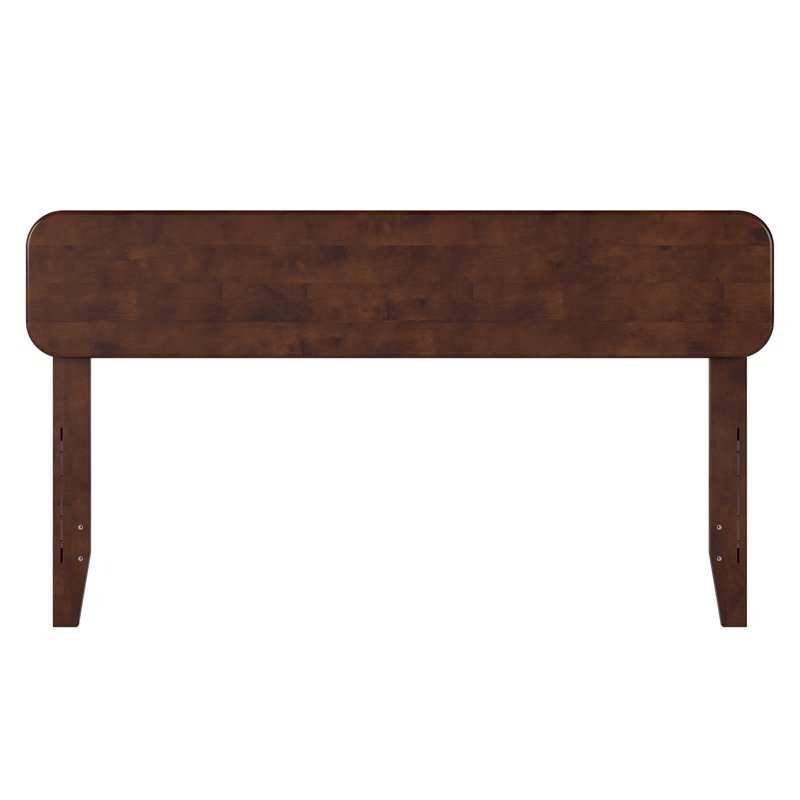 AFI Florence Full Sized Solid Hardwood Headboard in Walnut Brown