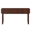 AFI Florence Full Sized Solid Hardwood Headboard in Walnut Brown