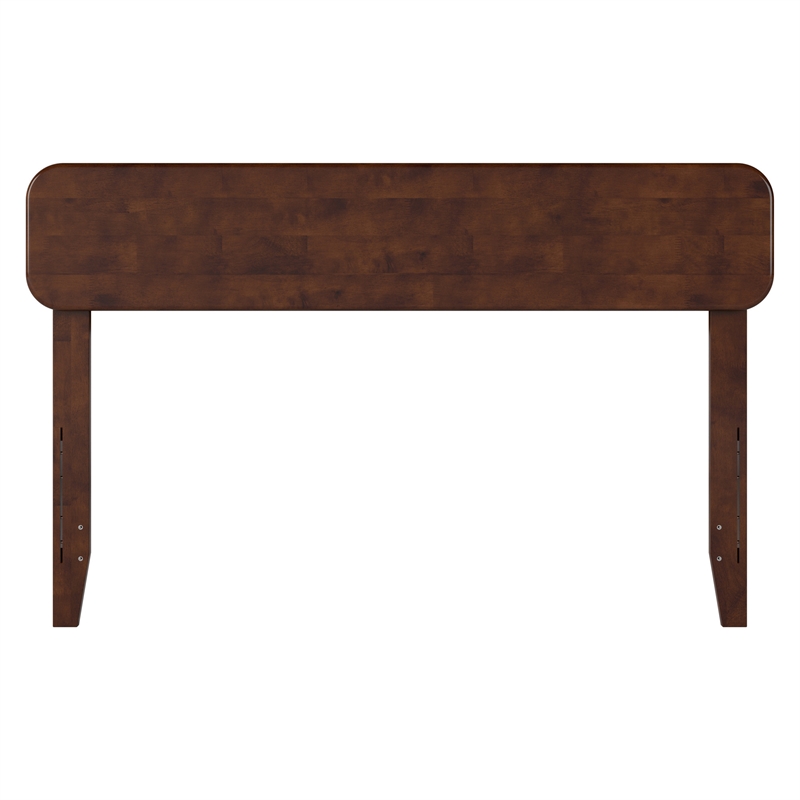 AFI Florence Full Sized Solid Hardwood Headboard in Walnut Brown