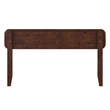 AFI Florence Full Sized Solid Hardwood Headboard in Walnut Brown