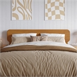 AFI Florence Full Sized Solid Hardwood Headboard in Light Toffee