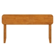 AFI Florence Full Sized Solid Hardwood Headboard in Light Toffee