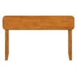 AFI Florence Full Sized Solid Hardwood Headboard in Light Toffee